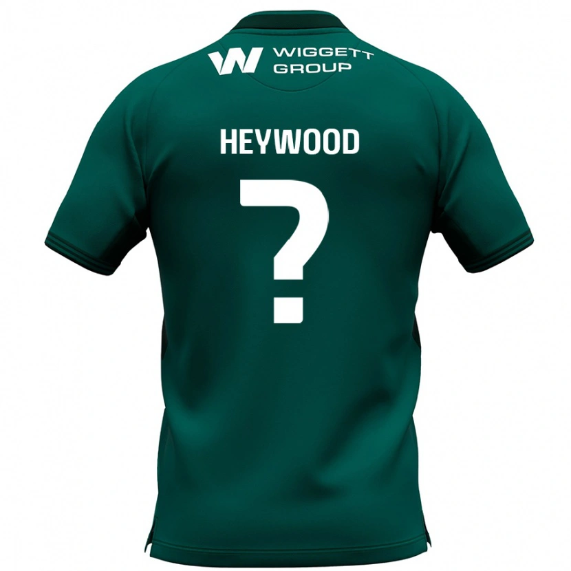 Danxen Hombre Camiseta Kavalli Heywood #0 Verde 2ª Equipación 2024/25 La Camisa