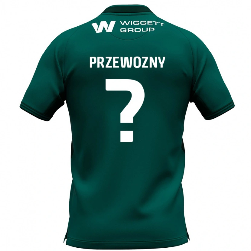 Danxen Hombre Camiseta Jakub Przewozny #0 Verde 2ª Equipación 2024/25 La Camisa