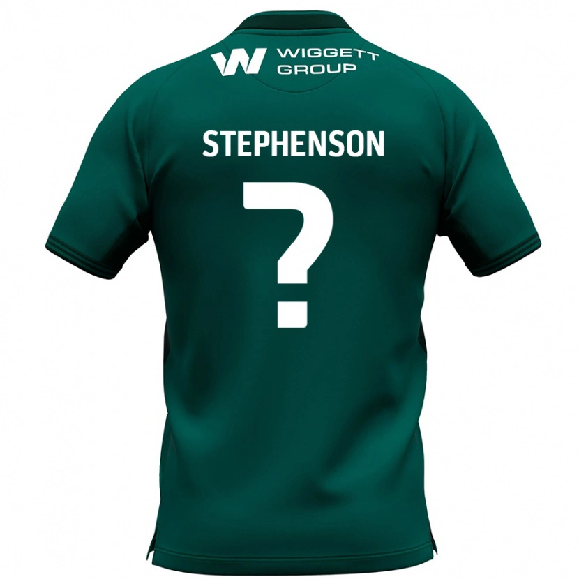 Danxen Hombre Camiseta Joshua Stephenson #0 Verde 2ª Equipación 2024/25 La Camisa