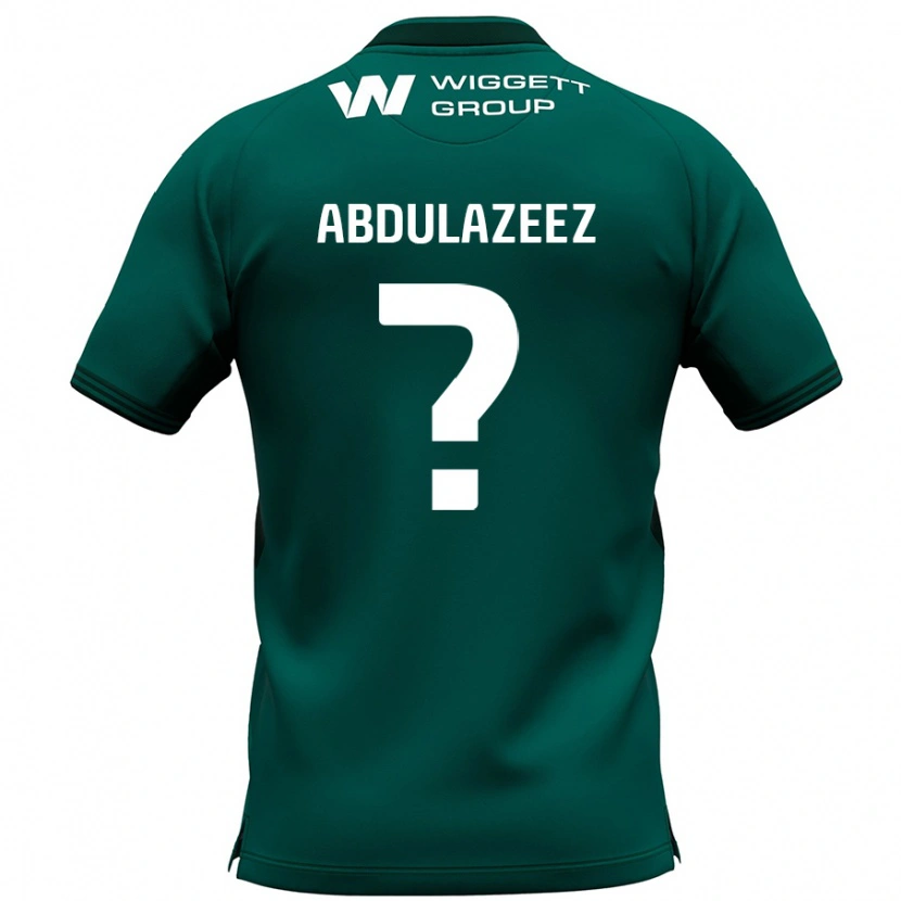 Danxen Hombre Camiseta Abdulahi Abdulazeez #0 Verde 2ª Equipación 2024/25 La Camisa