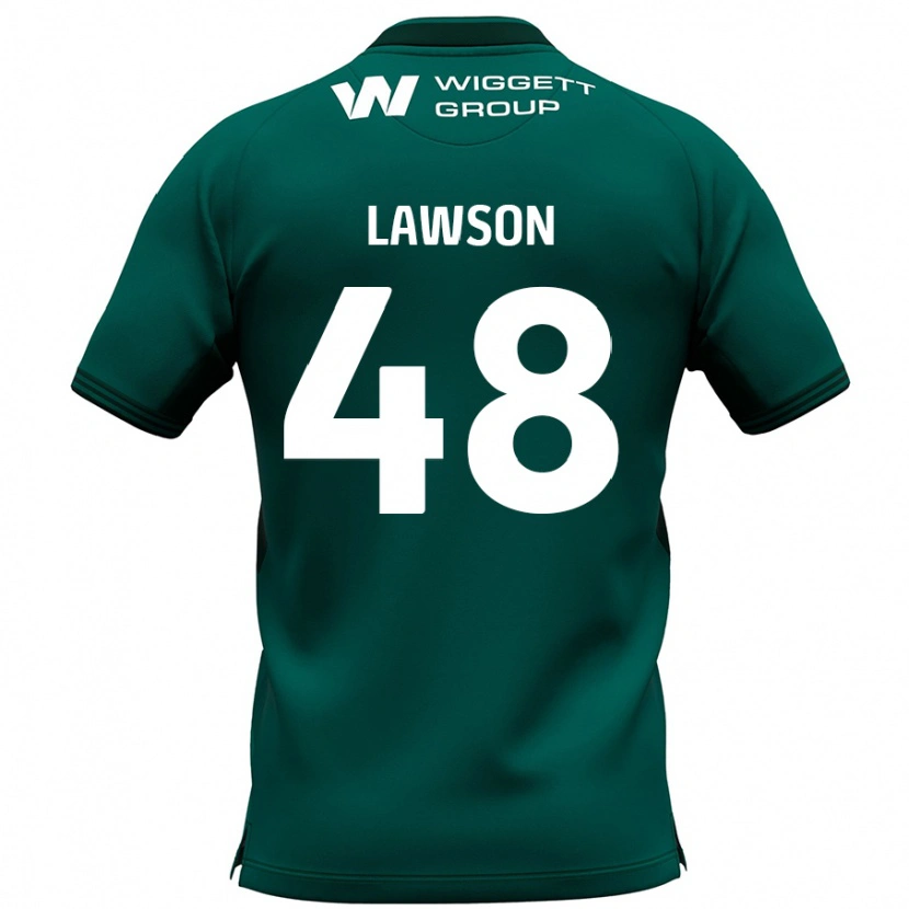 Danxen Hombre Camiseta Sha'mar Lawson #48 Verde 2ª Equipación 2024/25 La Camisa