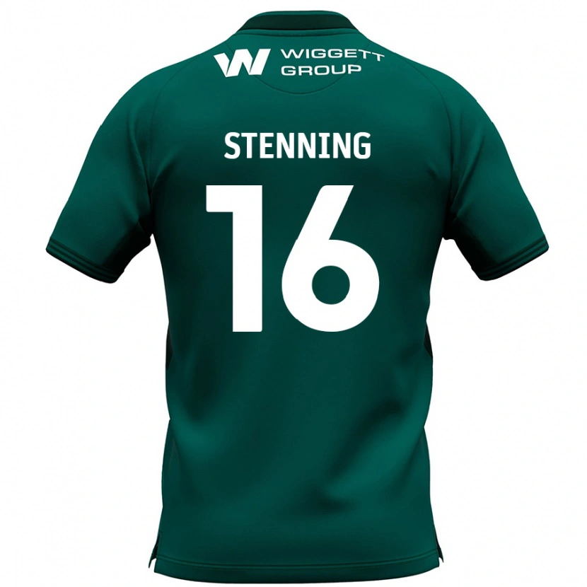 Danxen Hombre Camiseta Ellie Stenning #16 Verde 2ª Equipación 2024/25 La Camisa