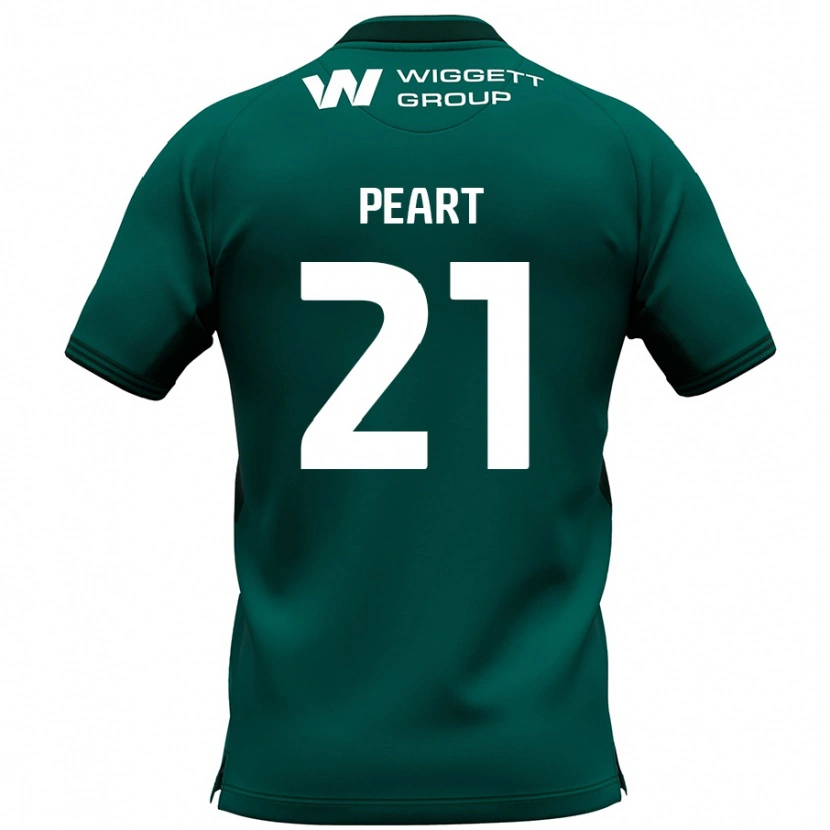 Danxen Hombre Camiseta Kalani Peart #21 Verde 2ª Equipación 2024/25 La Camisa