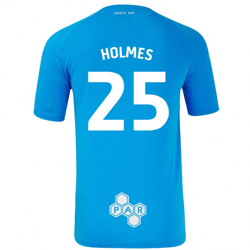 Danxen Hombre Camiseta Duane Holmes #25 Azul Cielo 2ª Equipación 2024/25 La Camisa