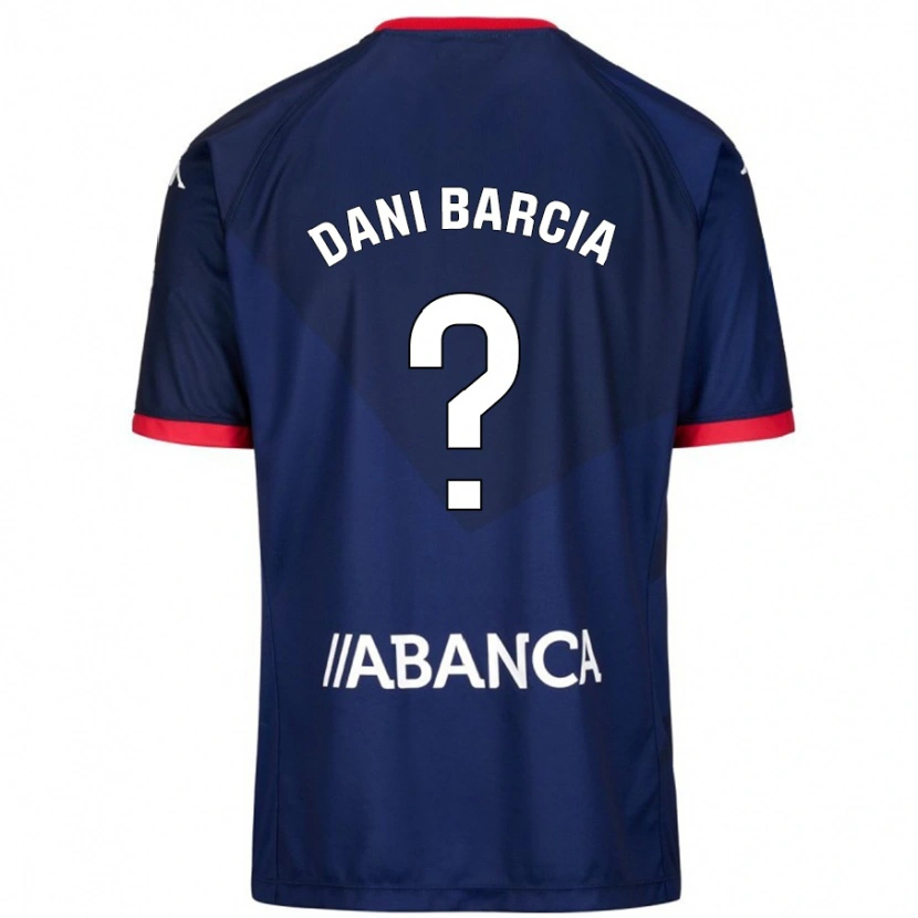 Danxen Hombre Camiseta Dani Barcia #5 Azul Marino 2ª Equipación 2024/25 La Camisa