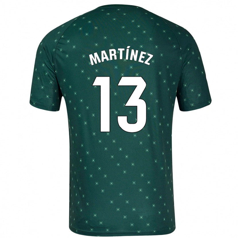 Danxen Hombre Camiseta Fernando Martínez #13 Verde Oscuro 2ª Equipación 2024/25 La Camisa