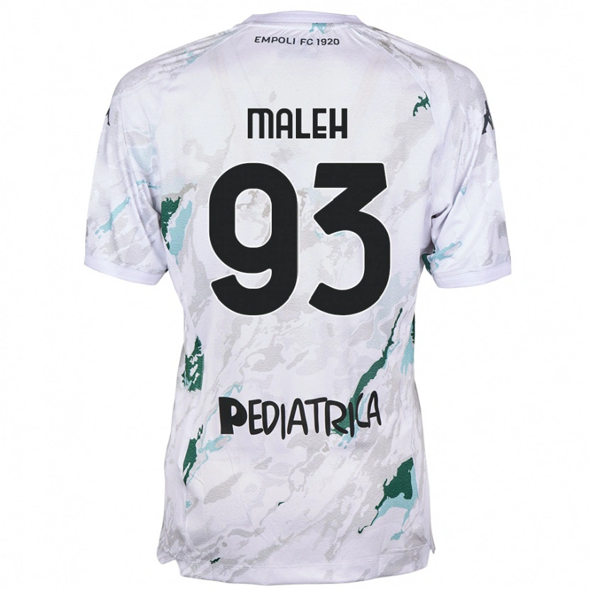 Danxen Hombre Camiseta Youssef Maleh #93 Gris 2ª Equipación 2024/25 La Camisa