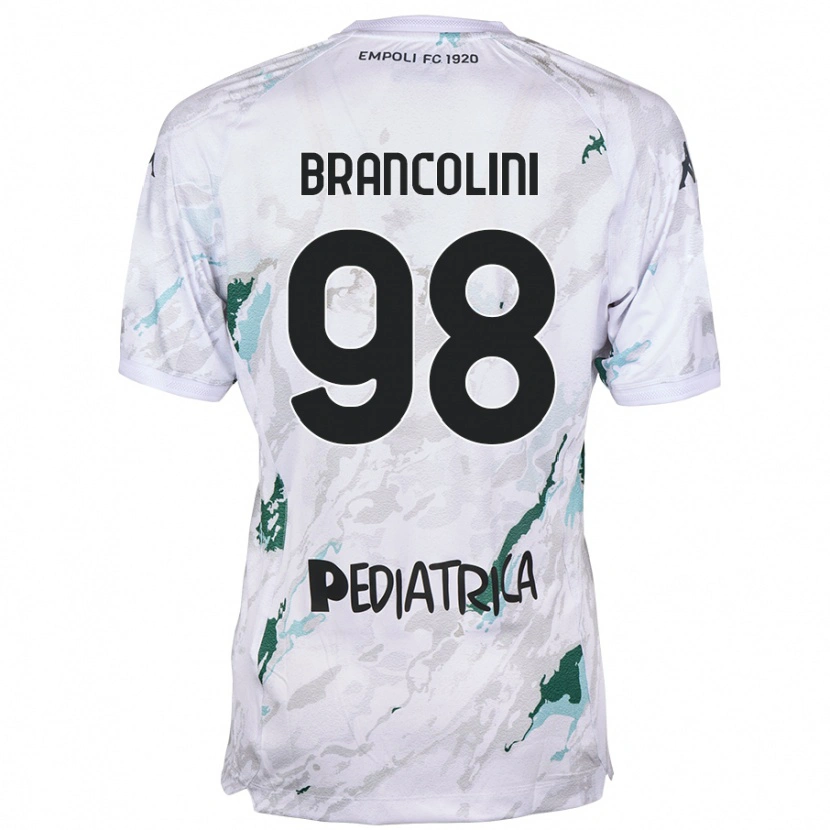 Danxen Hombre Camiseta Federico Brancolini #98 Gris 2ª Equipación 2024/25 La Camisa