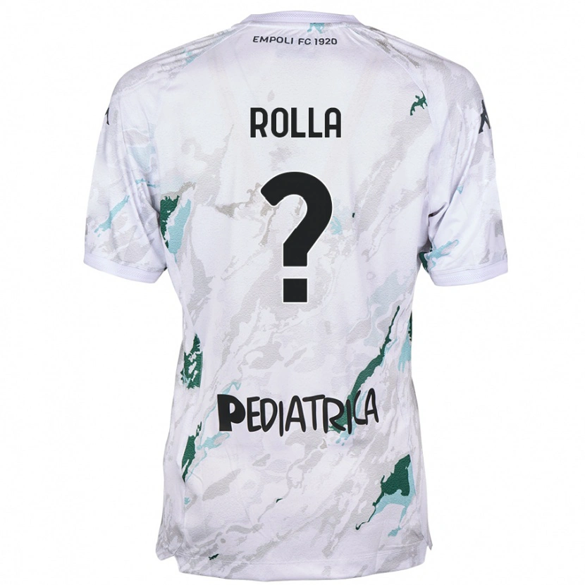 Danxen Hombre Camiseta Nicola Rolla #0 Gris 2ª Equipación 2024/25 La Camisa