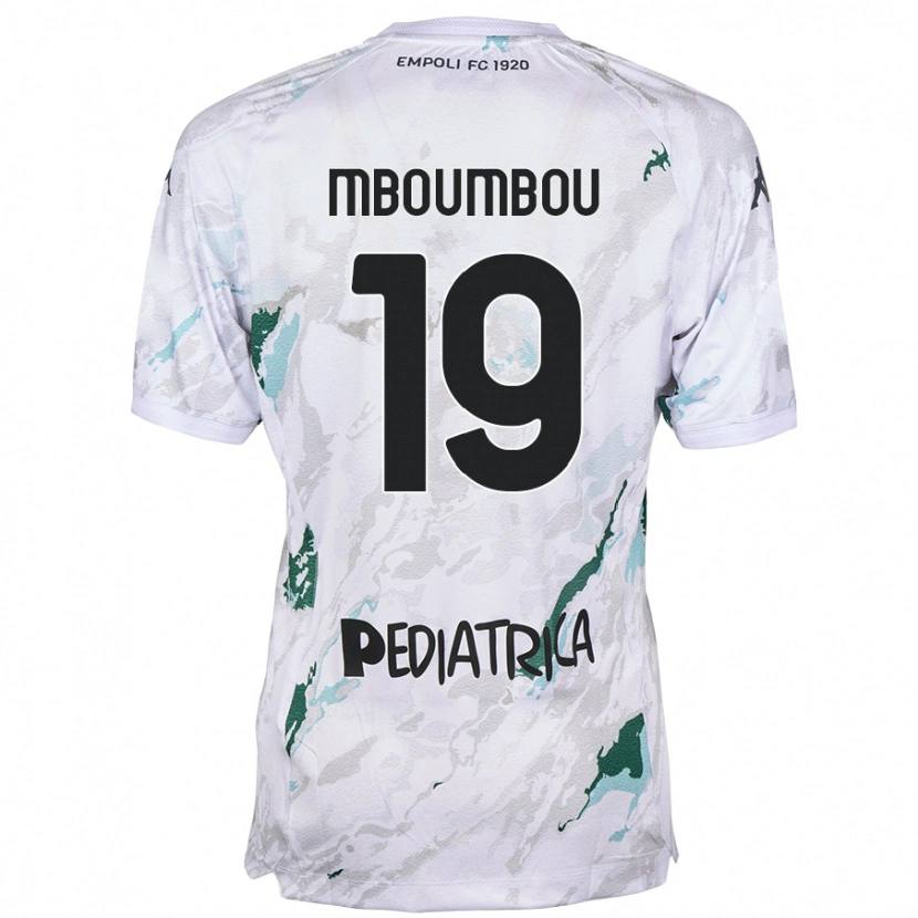 Danxen Hombre Camiseta Arnaud Mboumbou #19 Gris 2ª Equipación 2024/25 La Camisa