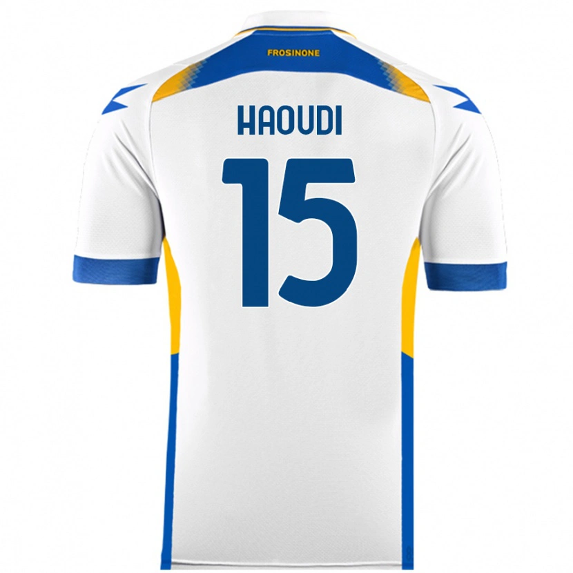 Danxen Hombre Camiseta Hamza Haoudi #15 Blanco 2ª Equipación 2024/25 La Camisa