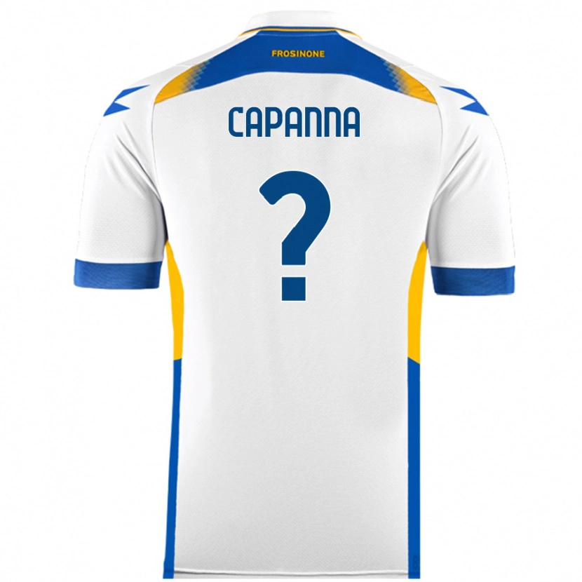 Danxen Hombre Camiseta Tommaso Capanna #0 Blanco 2ª Equipación 2024/25 La Camisa