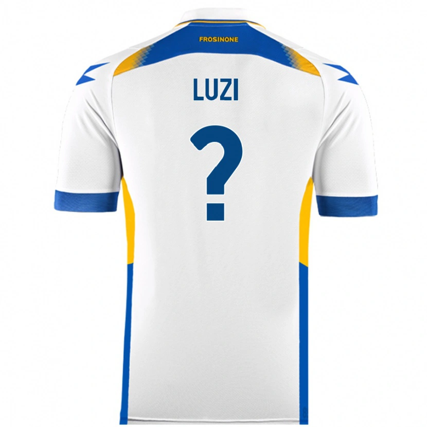 Danxen Hombre Camiseta Daniel Luzi #0 Blanco 2ª Equipación 2024/25 La Camisa