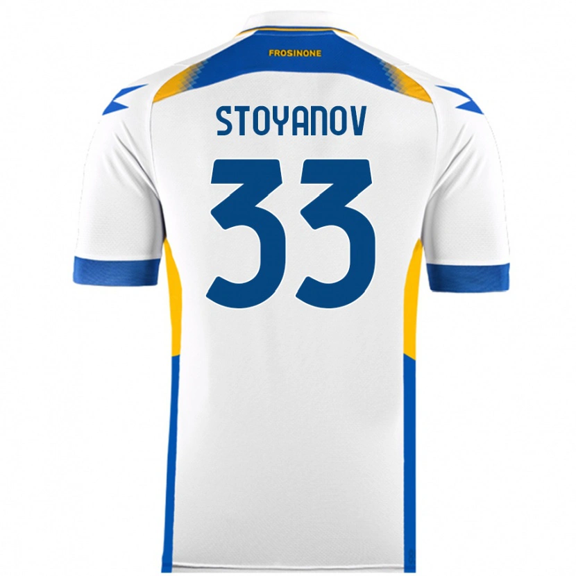 Danxen Hombre Camiseta Steliyan Stoyanov #33 Blanco 2ª Equipación 2024/25 La Camisa