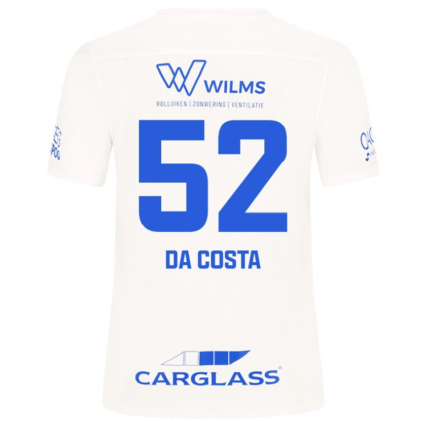 Danxen Hombre Camiseta Wilson Da Costa #52 Blanco 2ª Equipación 2024/25 La Camisa