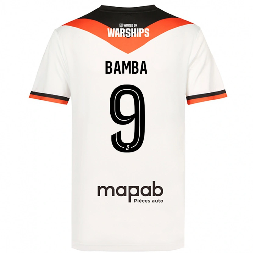 Danxen Hombre Camiseta Mohamed Bamba #9 Blanco 2ª Equipación 2024/25 La Camisa