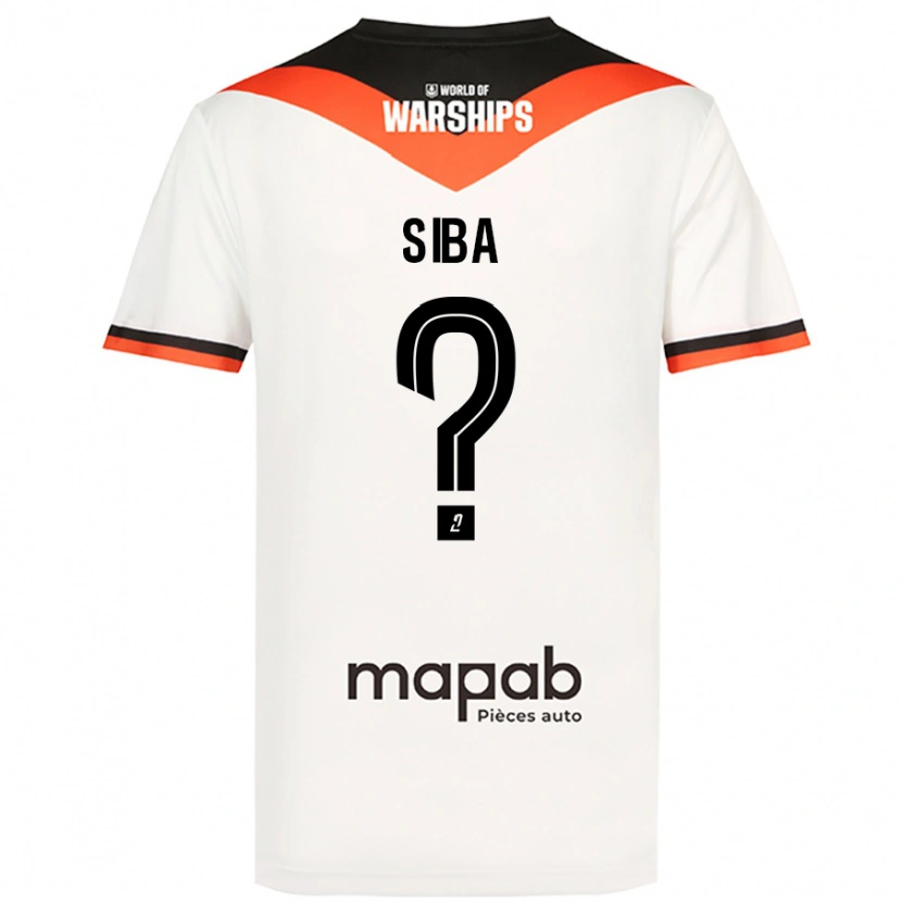 Danxen Hombre Camiseta Stevan Siba #0 Blanco 2ª Equipación 2024/25 La Camisa