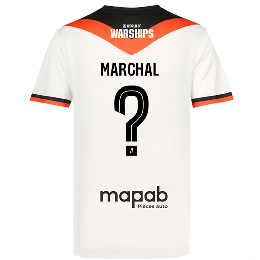 Danxen Hombre Camiseta Noam Marchal #0 Blanco 2ª Equipación 2024/25 La Camisa