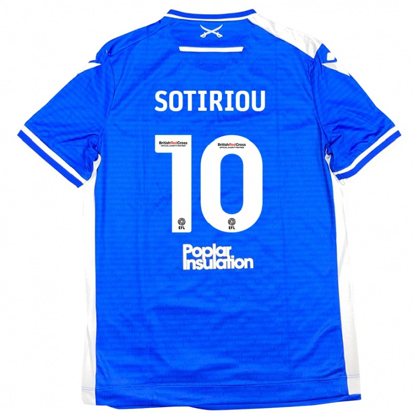 Danxen Mujer Camiseta Ruel Sotiriou #10 Azul Blanco 1ª Equipación 2024/25 La Camisa