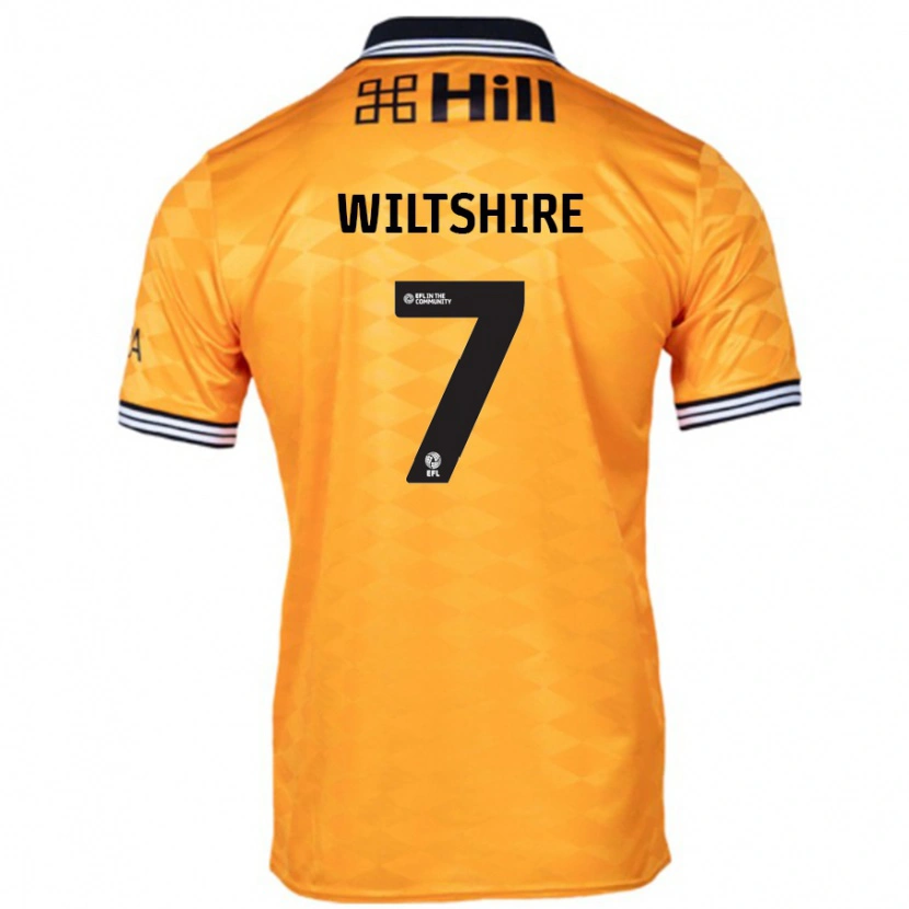 Danxen Mujer Camiseta Sarah Wiltshire #7 Naranja 1ª Equipación 2024/25 La Camisa