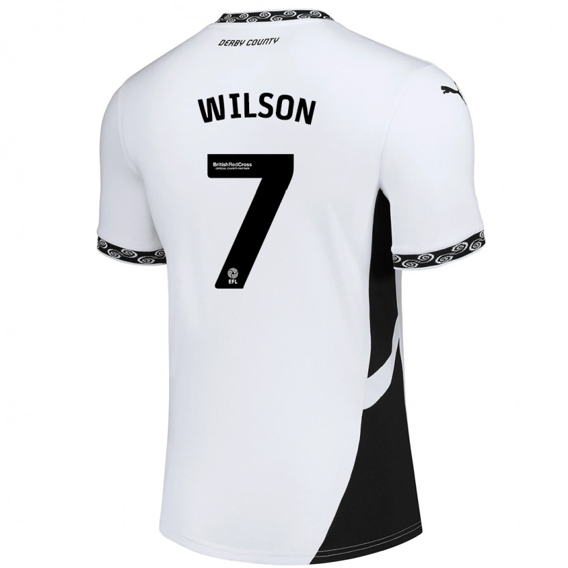 Danxen Mujer Camiseta Emelia Wilson #7 Blanco Negro 1ª Equipación 2024/25 La Camisa