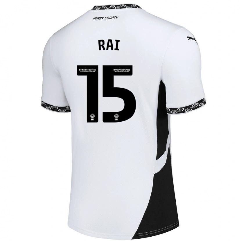 Danxen Mujer Camiseta Kira Rai #15 Blanco Negro 1ª Equipación 2024/25 La Camisa