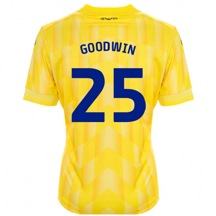 Danxen Mujer Camiseta Will Goodwin #25 Amarillo 1ª Equipación 2024/25 La Camisa