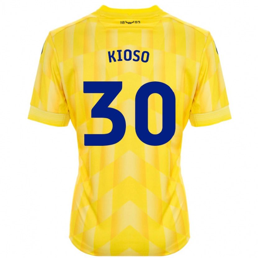 Danxen Mujer Camiseta Peter Kioso #30 Amarillo 1ª Equipación 2024/25 La Camisa