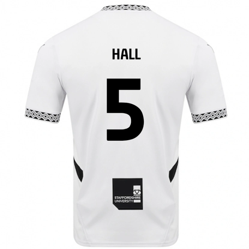 Danxen Mujer Camiseta Connor Hall #5 Blanco 1ª Equipación 2024/25 La Camisa