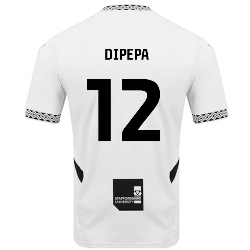 Danxen Mujer Camiseta Baylee Dipepa #12 Blanco 1ª Equipación 2024/25 La Camisa