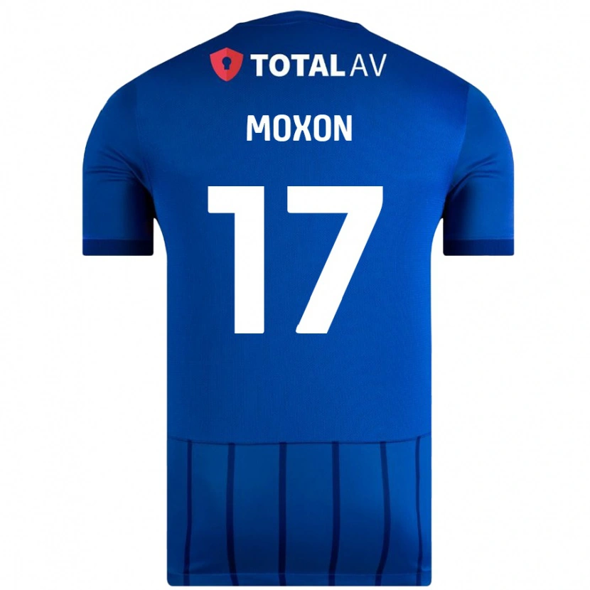 Danxen Mujer Camiseta Owen Moxon #17 Azul 1ª Equipación 2024/25 La Camisa