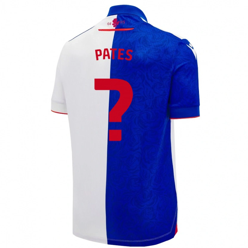 Danxen Mujer Camiseta Harvey Pates #0 Azul Cielo Blanco 1ª Equipación 2024/25 La Camisa