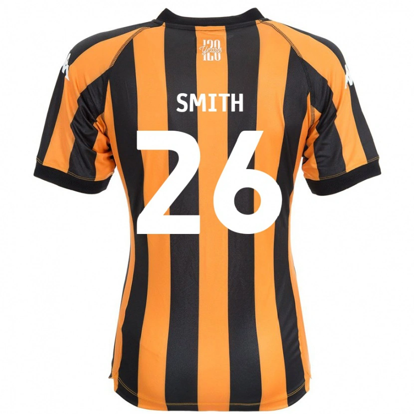 Danxen Mujer Camiseta Andy Smith #26 Negro Ámbar 1ª Equipación 2024/25 La Camisa