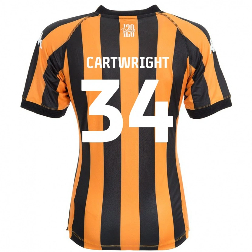 Danxen Mujer Camiseta Harvey Cartwright #34 Negro Ámbar 1ª Equipación 2024/25 La Camisa