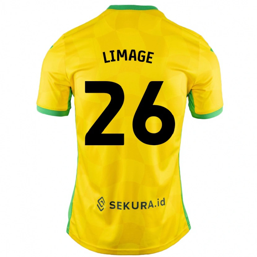 Danxen Mujer Camiseta Felicity Limage #26 Amarillo Verde 1ª Equipación 2024/25 La Camisa