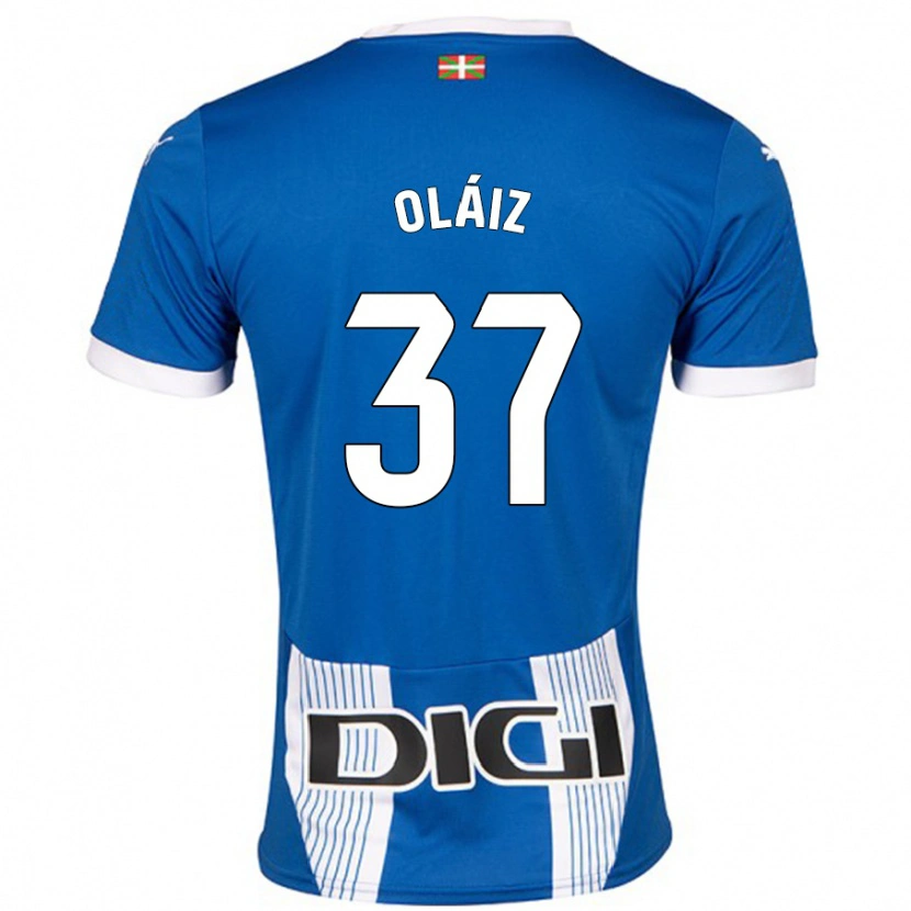 Danxen Mujer Camiseta Xanet Oláiz #37 Azul 1ª Equipación 2024/25 La Camisa