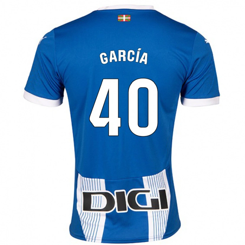 Danxen Mujer Camiseta Álvaro García #40 Azul 1ª Equipación 2024/25 La Camisa