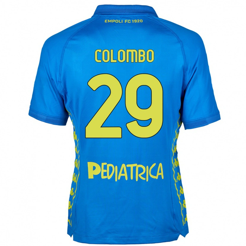 Danxen Mujer Camiseta Lorenzo Colombo #29 Azul 1ª Equipación 2024/25 La Camisa