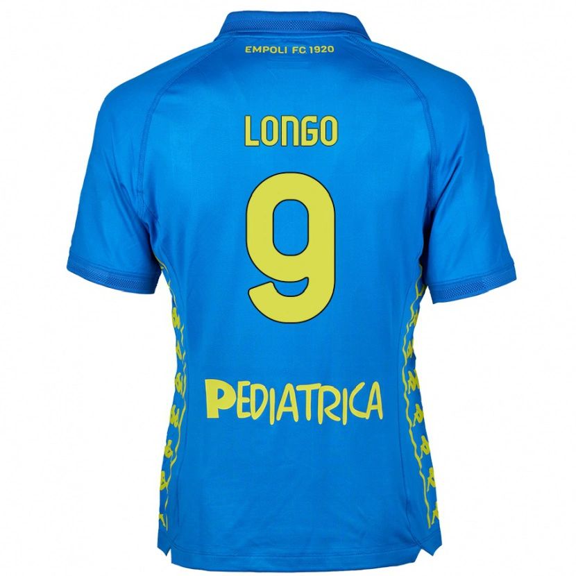 Danxen Mujer Camiseta Mattia Longo #9 Azul 1ª Equipación 2024/25 La Camisa