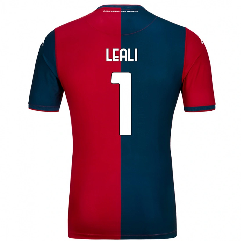 Danxen Mujer Camiseta Nicola Leali #1 Rojo Azul Oscuro 1ª Equipación 2024/25 La Camisa