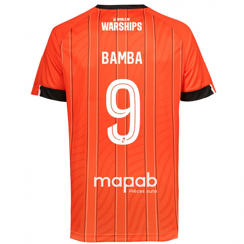 Danxen Mujer Camiseta Mohamed Bamba #9 Naranja 1ª Equipación 2024/25 La Camisa