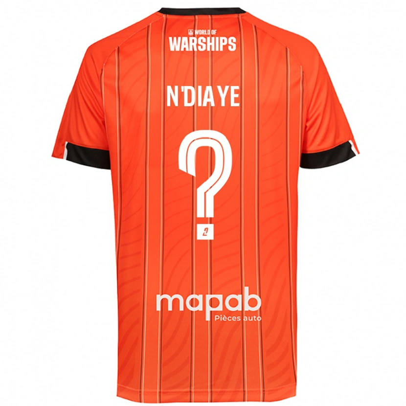 Danxen Mujer Camiseta Bassirou N'diaye #0 Naranja 1ª Equipación 2024/25 La Camisa