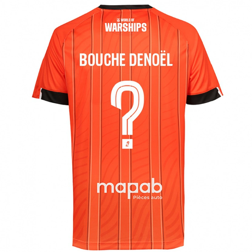 Danxen Mujer Camiseta Max Bouche Denoël #0 Naranja 1ª Equipación 2024/25 La Camisa