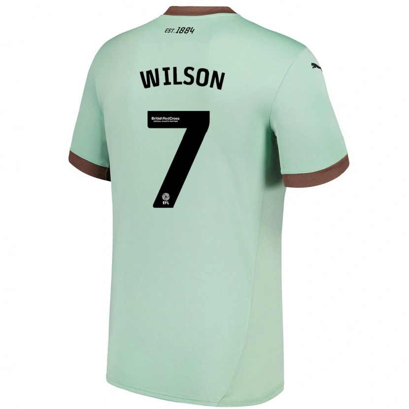 Danxen Mujer Camiseta Emelia Wilson #7 Verde Pálido 2ª Equipación 2024/25 La Camisa