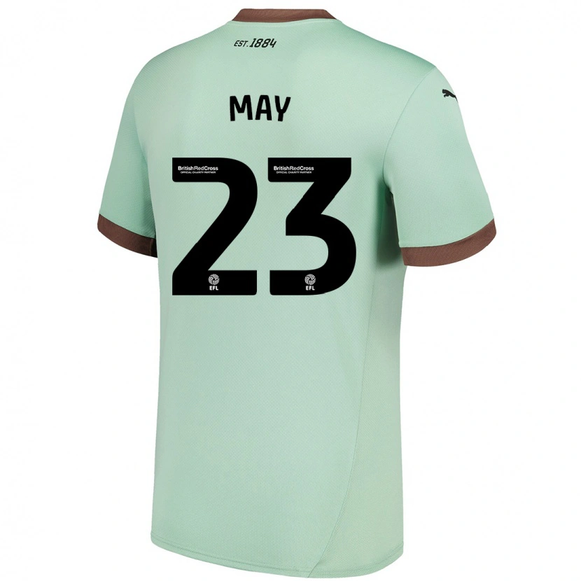 Danxen Mujer Camiseta Rebecca May #23 Verde Pálido 2ª Equipación 2024/25 La Camisa