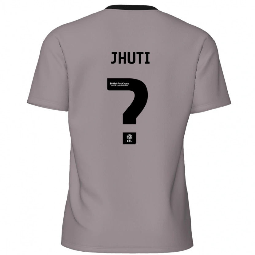 Danxen Mujer Camiseta Reece Jhuti #0 Gris 2ª Equipación 2024/25 La Camisa