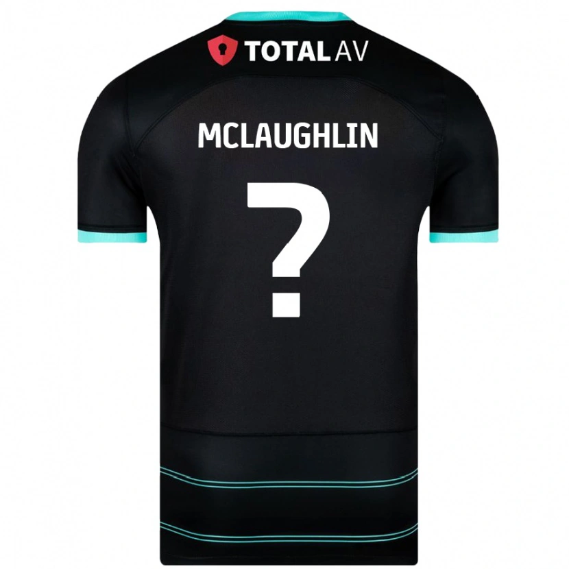 Danxen Mujer Camiseta Erin Mclaughlin #0 Negro 2ª Equipación 2024/25 La Camisa