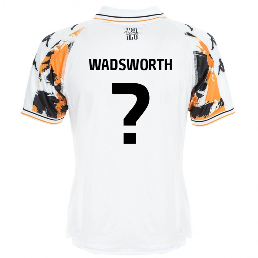 Danxen Mujer Camiseta Noah Wadsworth #0 Blanco 2ª Equipación 2024/25 La Camisa