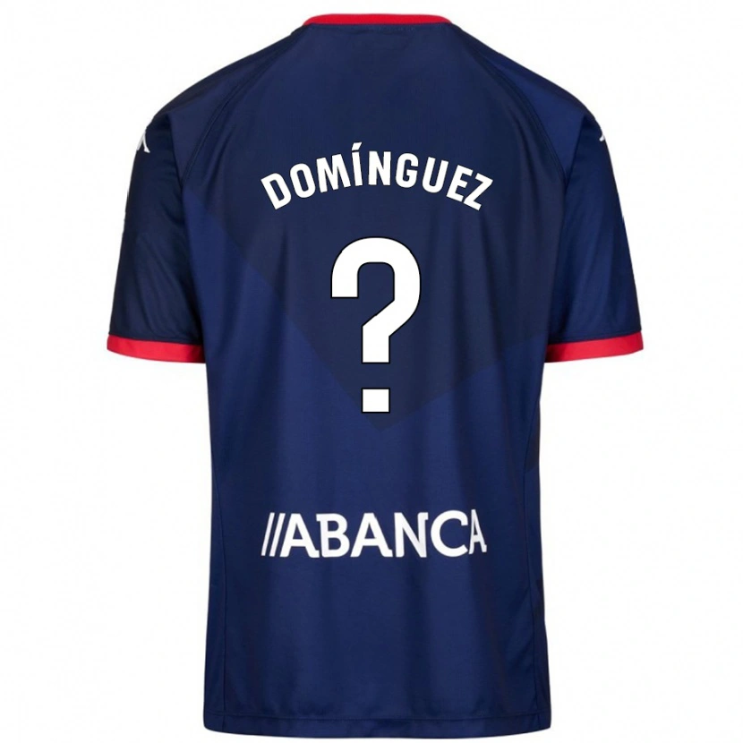 Danxen Mujer Camiseta David Domínguez #0 Azul Marino 2ª Equipación 2024/25 La Camisa