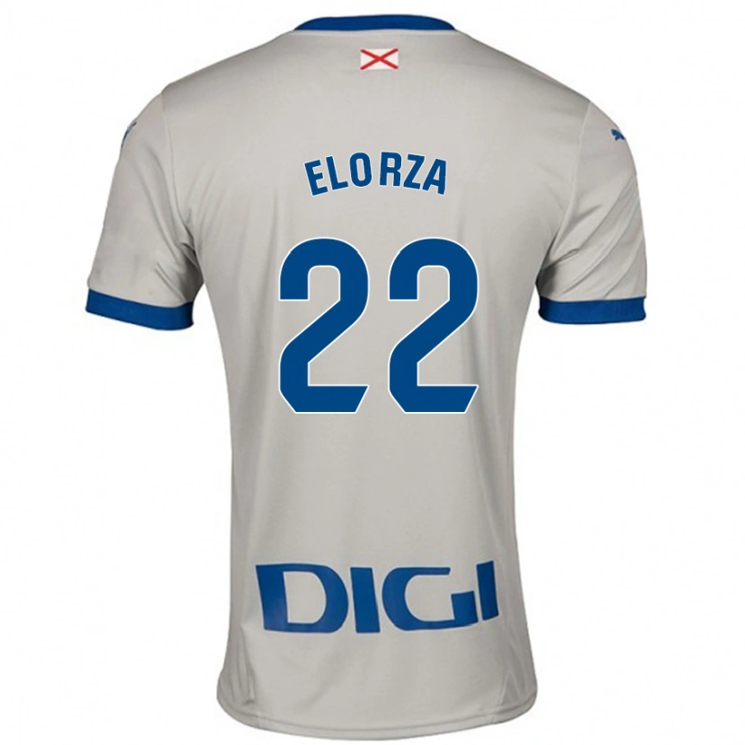 Danxen Mujer Camiseta Sheila Elorza #22 Gris Claro 2ª Equipación 2024/25 La Camisa